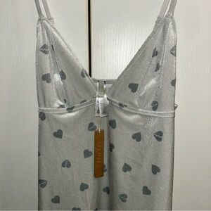 SKIMS Velvet Lace Slip Dress